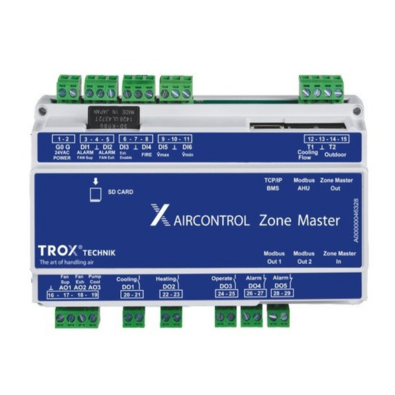 Trox Technik X-AIRCONTROL Installation, Commissioning And Service Manual