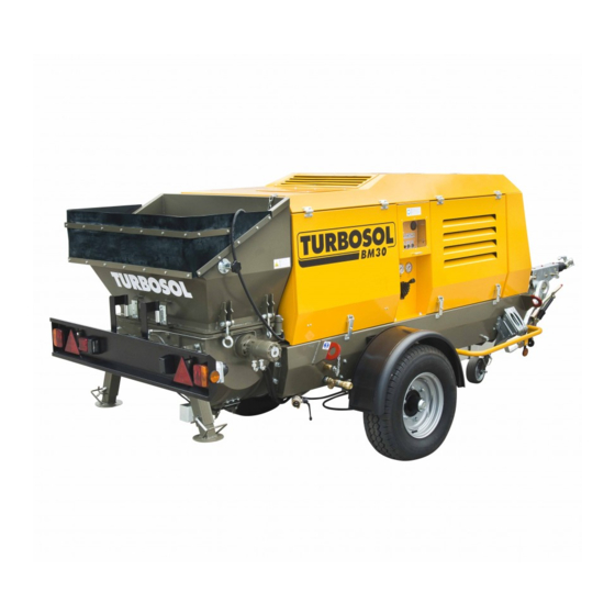 Turbosol BM 30 Use And Maintenance Manual