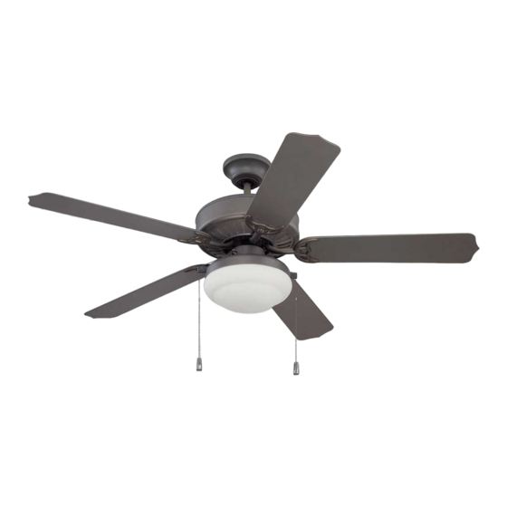 Craftmade END52 5PC1 Series Installation Manual