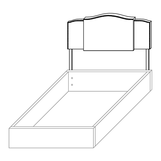 modway BBT 6689 TWIN / FULL HB Assembly Instructions