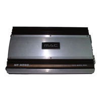 Mac Audio MP MONO Owner's Manual/Warranty Document