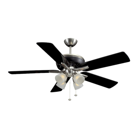 Harbor Breeze TIEMPO E-TM52BNK5CS Installation Manual