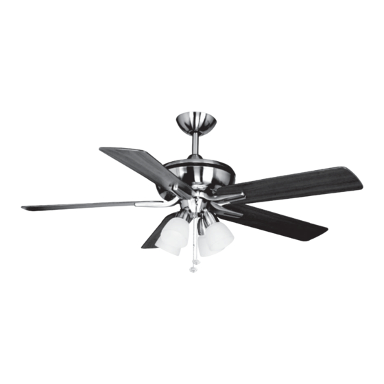 Harbor Breeze TIEMPO E-TM52BNK5CS Installation Manual