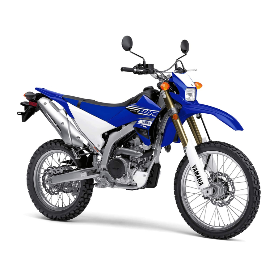 Yamaha WR250R Owner's Manual