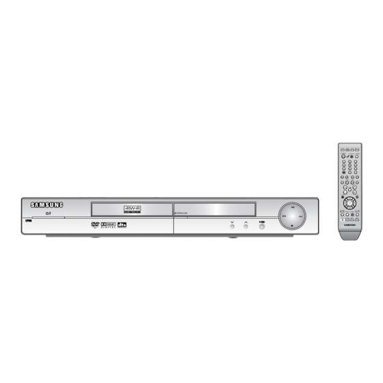 Samsung DVD-R129 Instruction Manual