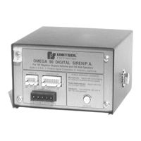 Federal Signal Corporation Unitrol Omega 90 Installation Manual