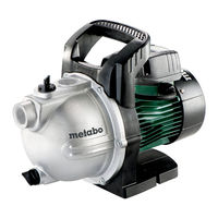 Metabo P 4000 G Instructions Manual