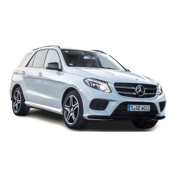 Mercedes-Benz GLE 2015 Owner's Manual