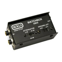 Rolls DB25 User Manual