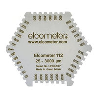 Elcometer 112 Operating Instructions Manual