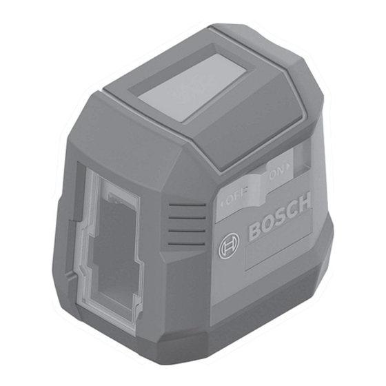 Bosch Professional GLL 50 G Original Instructions Manual