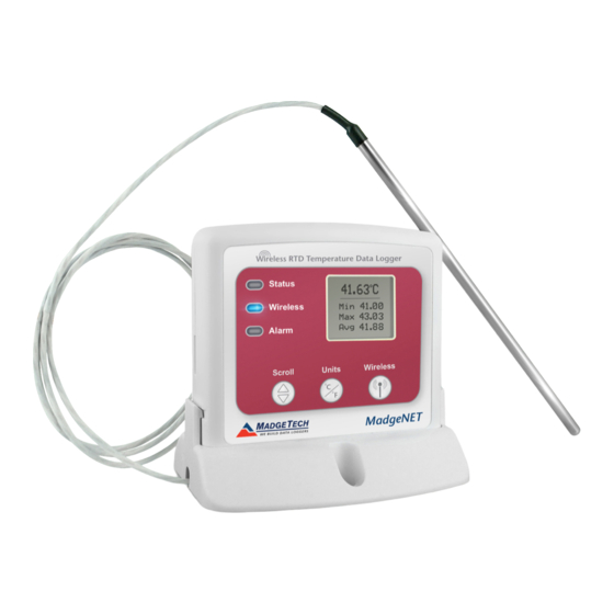 MadgeTech RFRTDTemp2000A Product User Manual