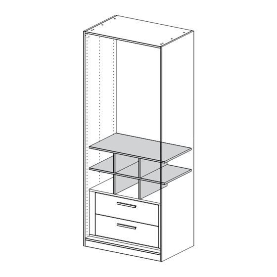 House Beautiful Fitted Bedrooms: Pigeon Hole Assembly Instructions Manual