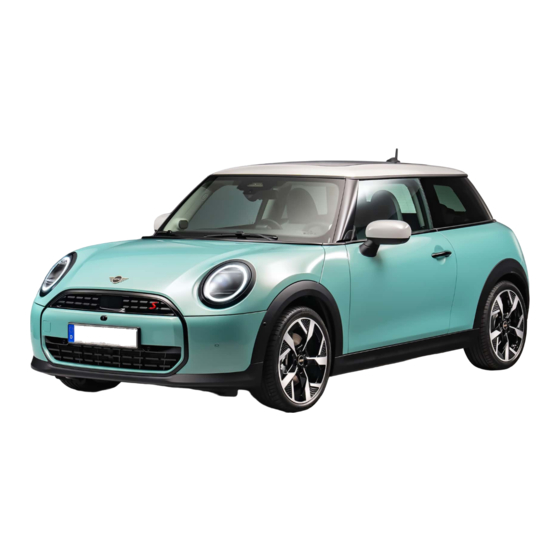 Mini COOPER 2024 Owner's Manual