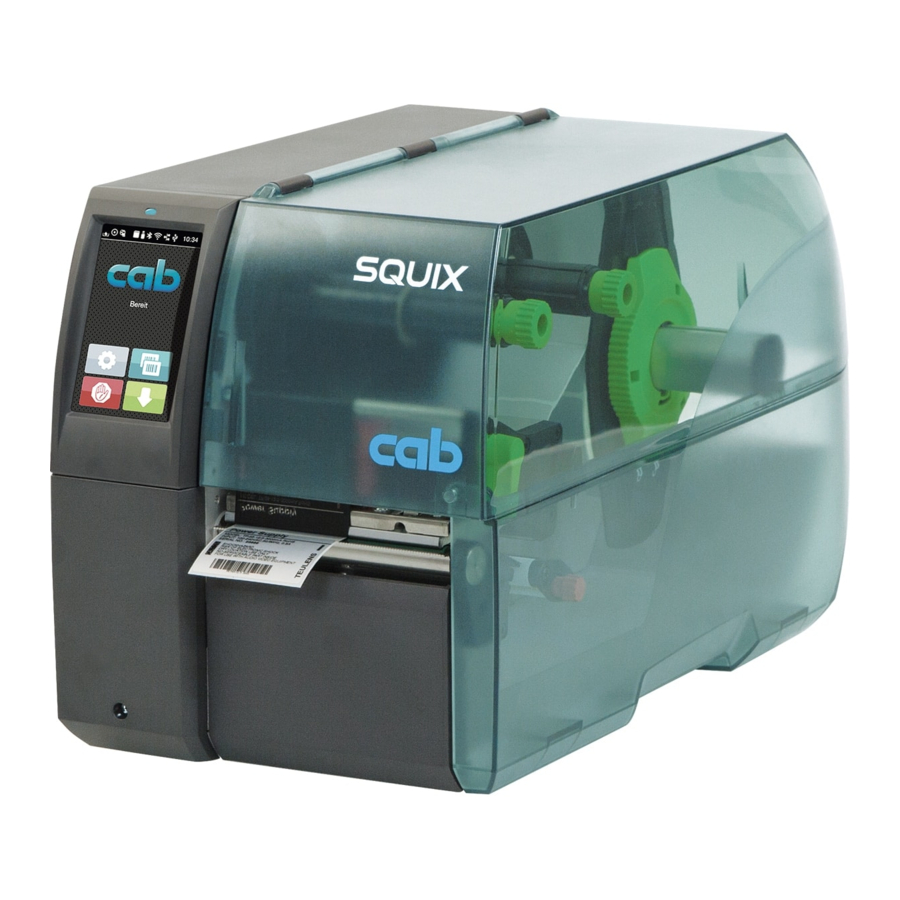 cab SQUIX Manual