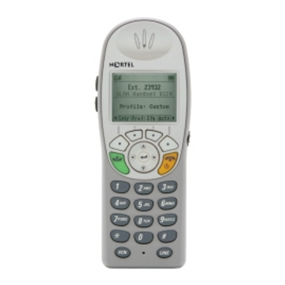 Nortel 6120 User Manual Addendum