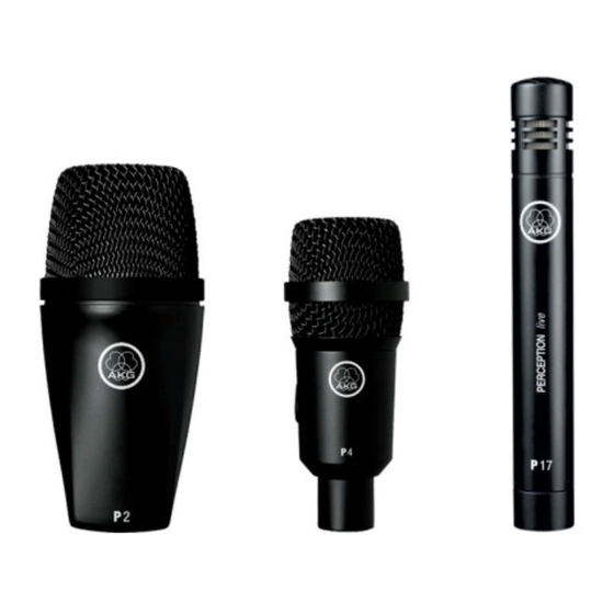 Harman AKG Drum Set Session I User Instructions