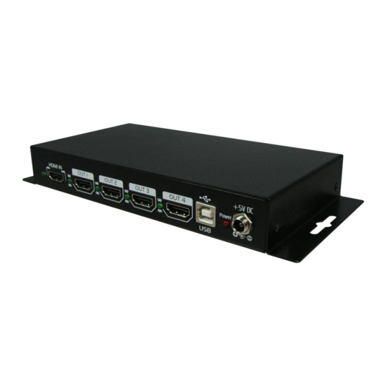 User Manuals: SIIG AV-GM05Q3-S1 HDMI Splitter