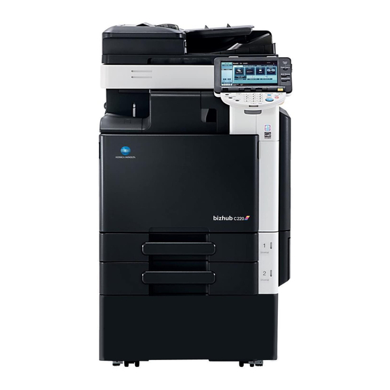 Konica Minolta C220 Disassembly Instructions Manual