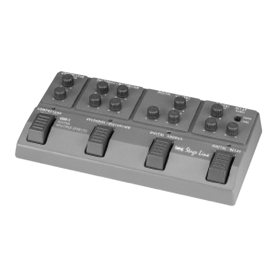 Monacor IMG Stageline GME-5 Instruction Manual