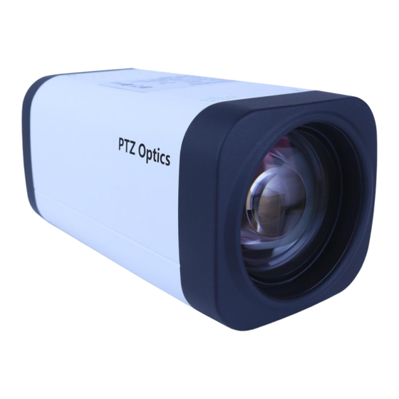 PTZ Optics PT12X-ZCAM User Manual