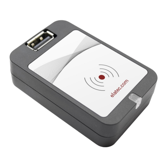 Elatec TWN4 USB Front Reader Technical Handbook
