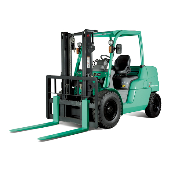 Mitsubishi FD40N Diesel Forklift Manuals