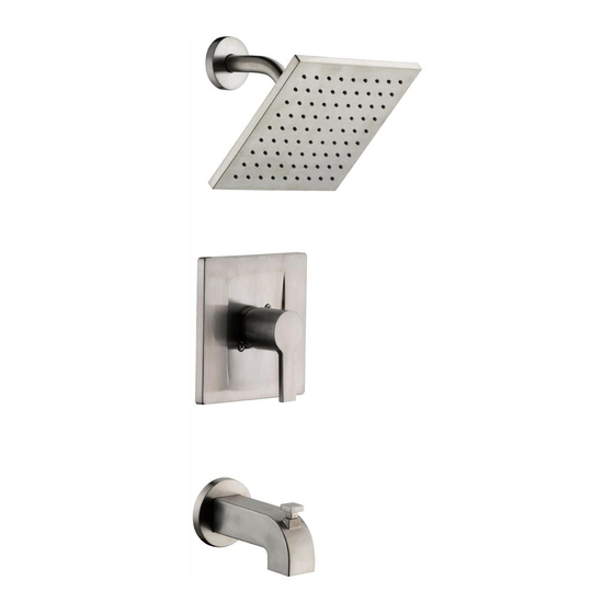 User Manuals: Glacier bay HD873X-6201 Tub Shower Faucet