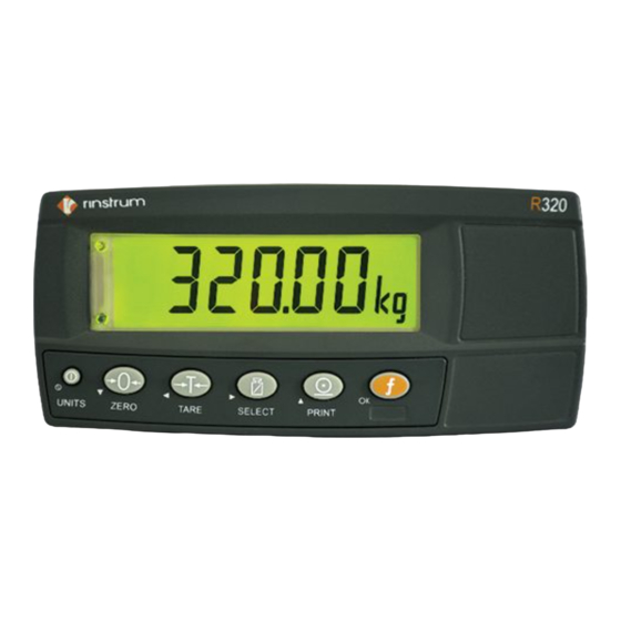 Rinstrum 32 Series Manuals