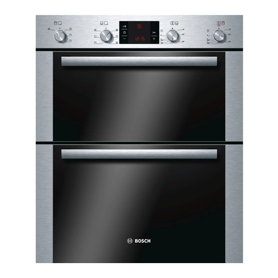 Bosch HBN43B250B Instruction Manual