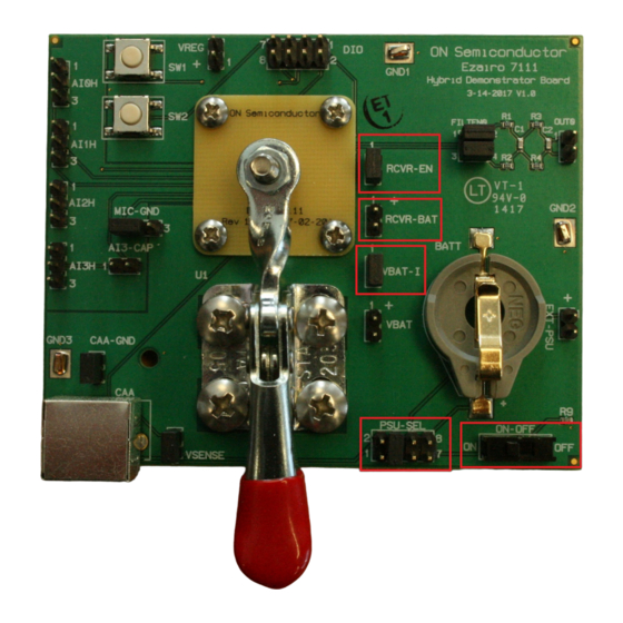 ON Semiconductor Ezairo 7111 User Manual