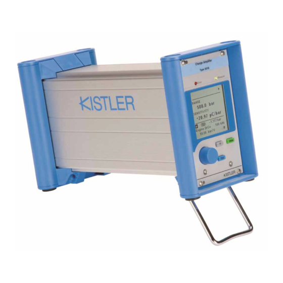 Kistler 5018A Series Instruction Manual
