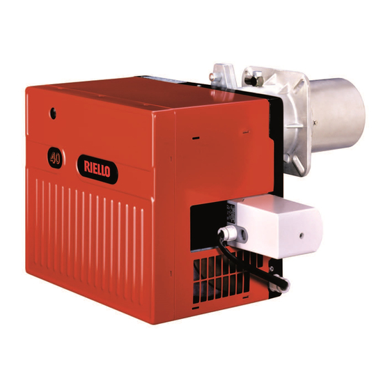 Riello 40 GS10/M Installation, Use And Maintenance Instructions