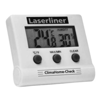 LaserLiner ClimaHome-Check Manual