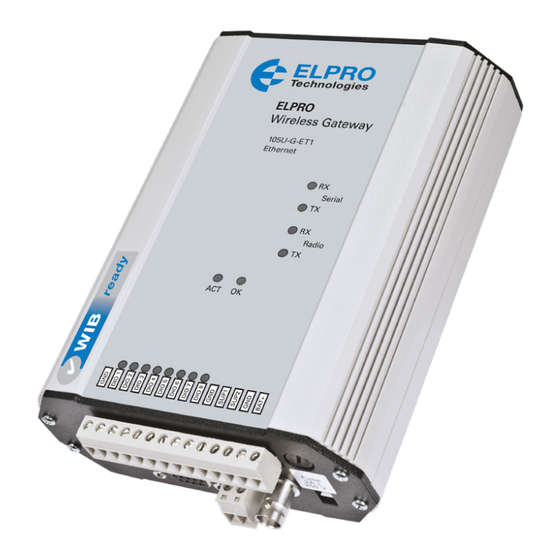 ELPRO 105U-G Installation Manual