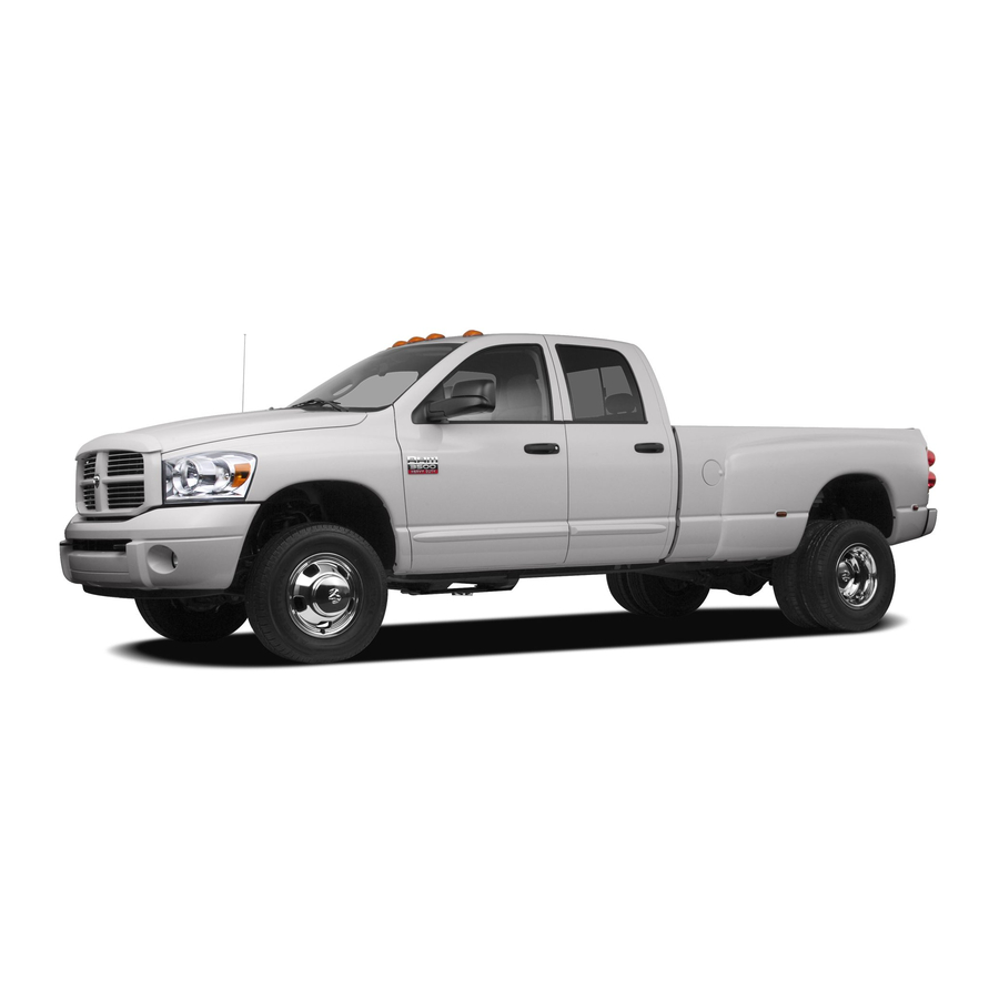 Dodge 2007 Ram 1500 Owner's Manual