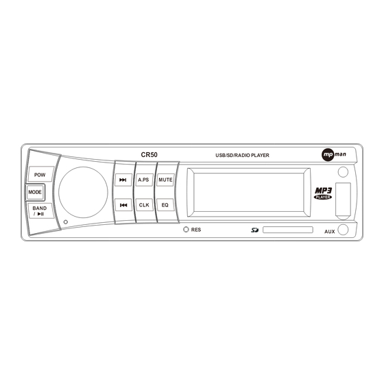 MP-Man CR50 User Manual