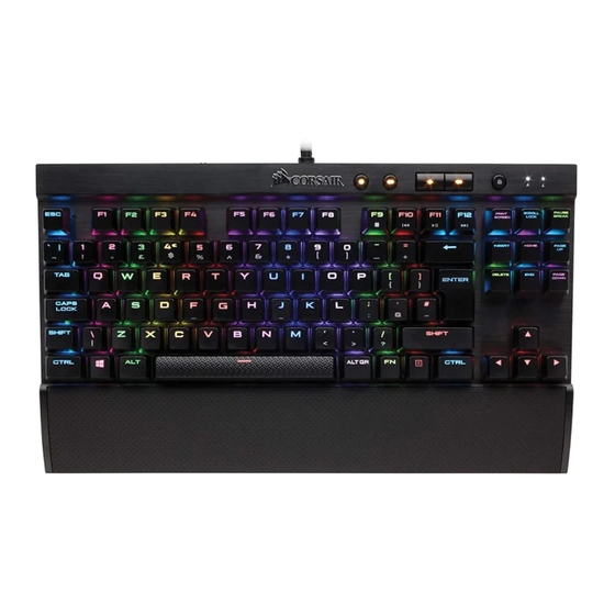 CORSAR K65 LUX Quick Start Manual