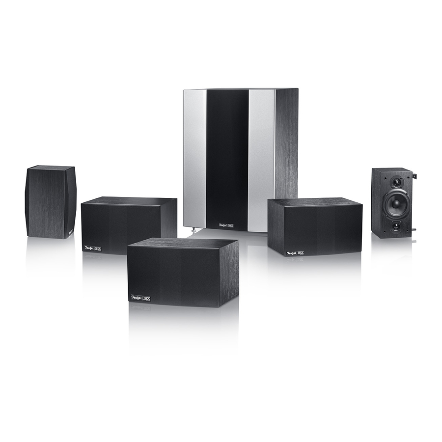 Teufel 5 THX SELECT Operating Manual