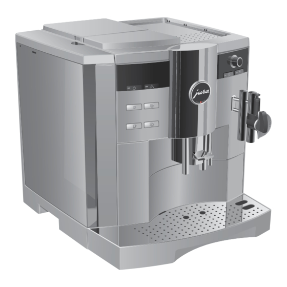 Jura IMPRESSA S9 One Touch Classic Manual