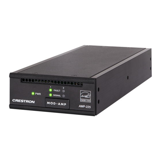 Crestron AMP-1200-100 Do Manual