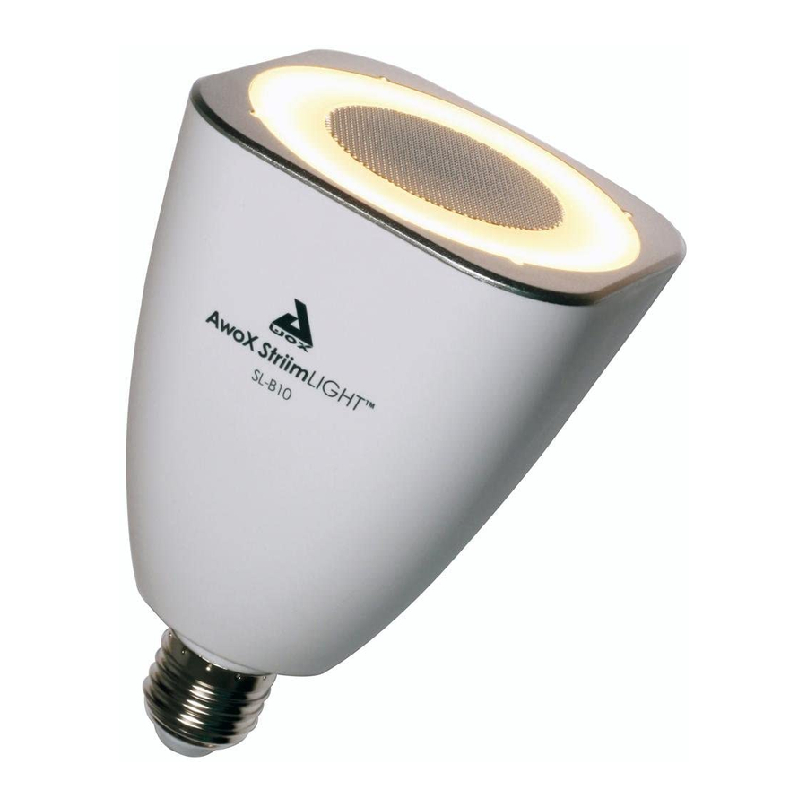 Awox StriimLight SL-B10 User Manual