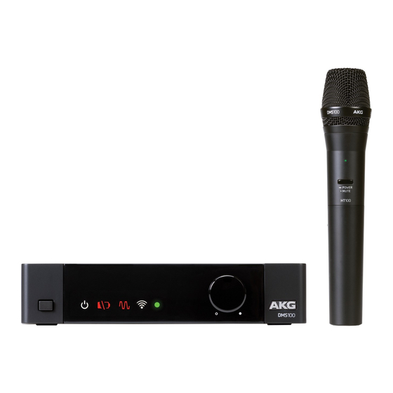 Samsung HARMAN AKG DMS300 Quick Start Manual