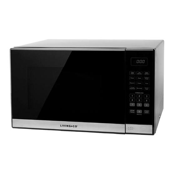 User Manuals: Living & Co LMO34S Microwave Oven 34L