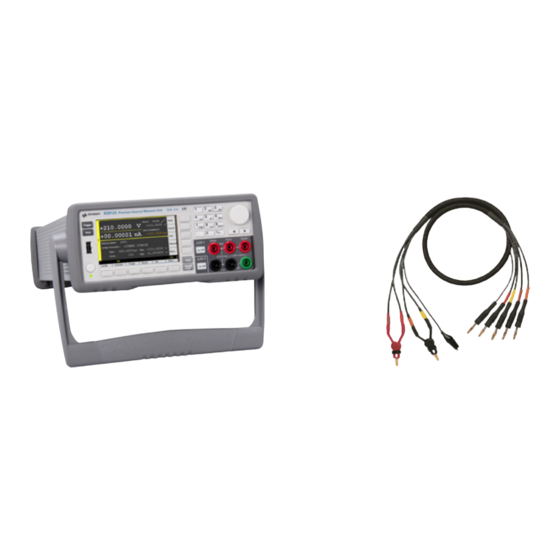 Keysight Technologies B2900A Series Demo Manual