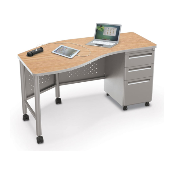 Mooreco Instructor Teacher's Desk II Aassembly Instructions