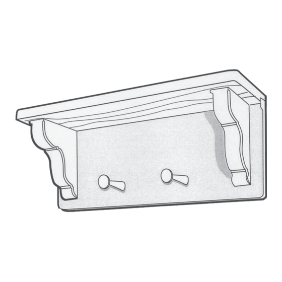Minwax COLLECTIBLES SHELF Quick Start Manual