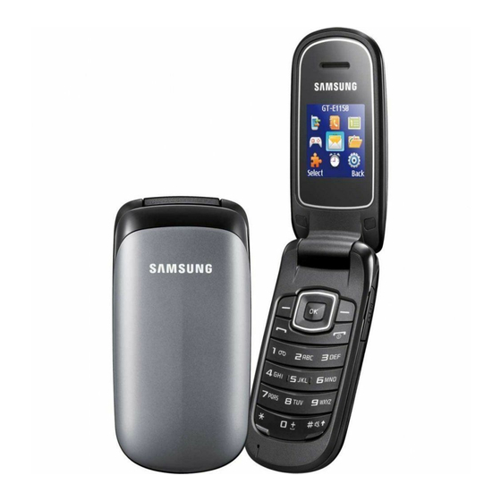 Samsung E1150 User Manual