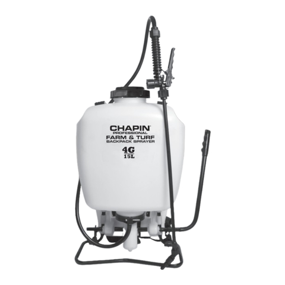 Chapin 60103 Use And Care Manual