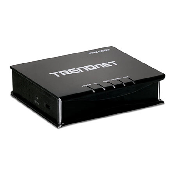 TRENDnet TDM-C500 Quick Installation Manual